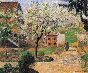 Prunier en fleurs, Éragny